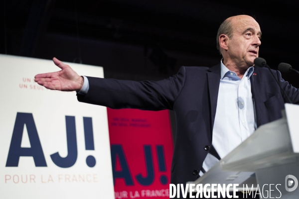 Meeting  jeunes  d Alain Juppé.