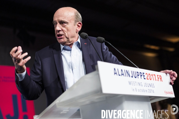 Meeting  jeunes  d Alain Juppé.