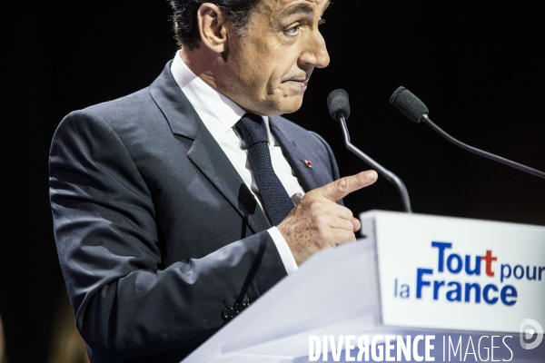 Meeting de Nicolas Sarkozy au Zenith.