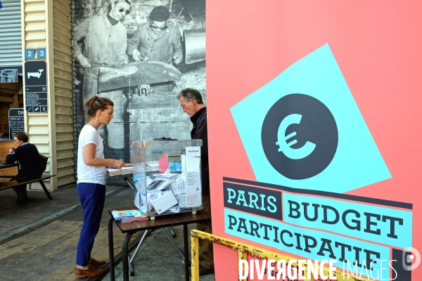 Illustration Septembre2016.Vote des parisiens pour le budget participatif.