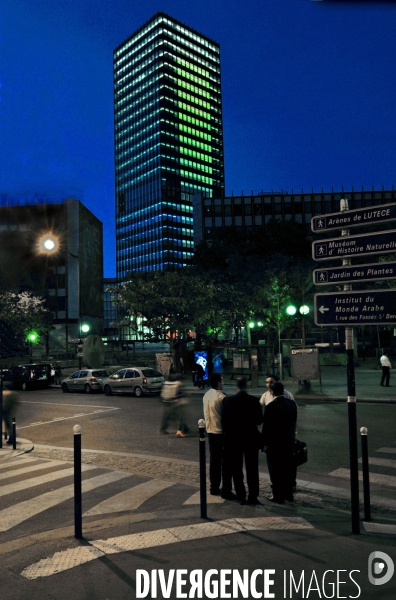 Le campus Jussieu,universite Pierre et Marie Curie