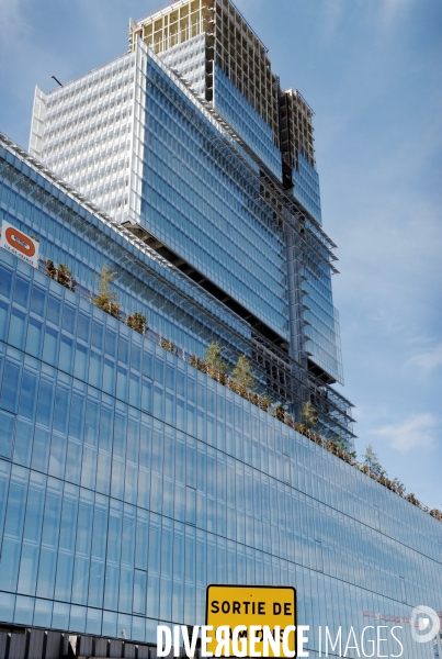 Chantier du futur Palais de Justice de Paris