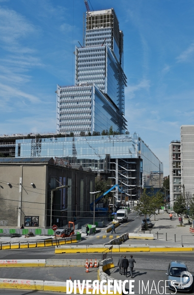 Chantier du futur Palais de Justice de Paris