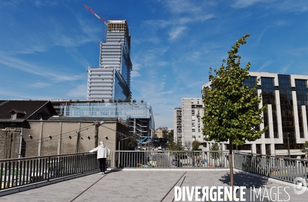 Chantier du futur Palais de Justice de Paris