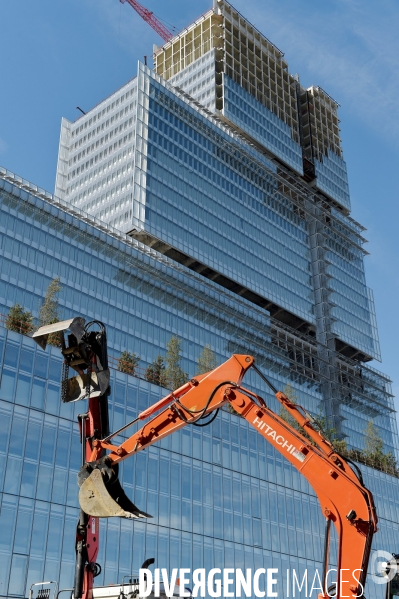 Chantier du futur Palais de Justice de Paris