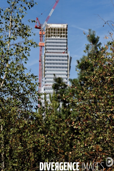 Chantier du futur Palais de Justice de Paris