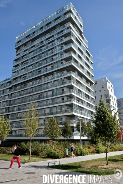 Le quartier Clichy Batignolles de Paris.