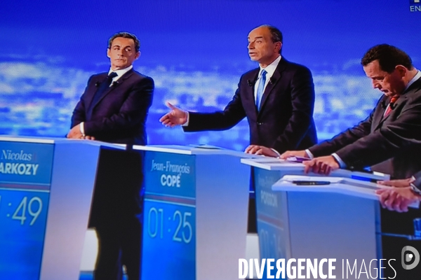 Débat de la primaire de la droite et du centre pour l élection présidentielle.