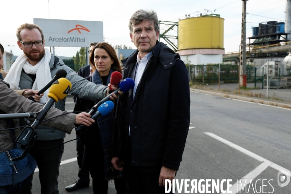 Arnaud Montebourg rencontre les organisations syndicales d Arcelormittal Florange