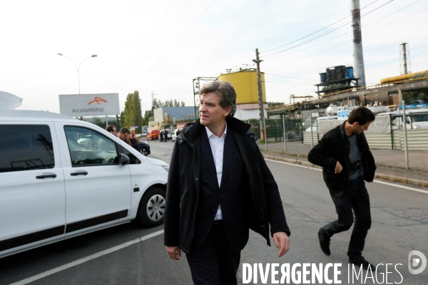 Arnaud Montebourg rencontre les organisations syndicales d Arcelormittal Florange