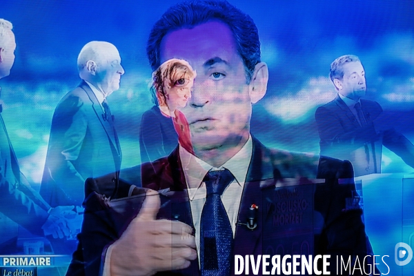 Debat televise pour la primaire de droite.