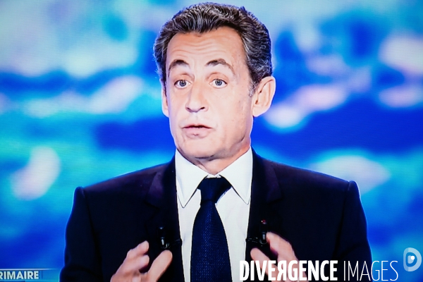 Debat televise pour la primaire de droite.