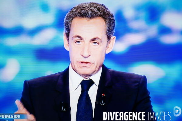 Debat televise pour la primaire de droite.