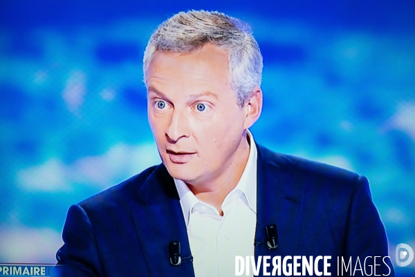 Debat televise pour la primaire de droite.