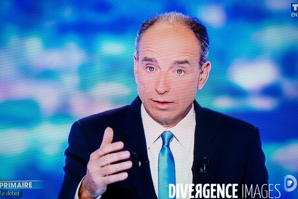 Debat televise pour la primaire de droite.