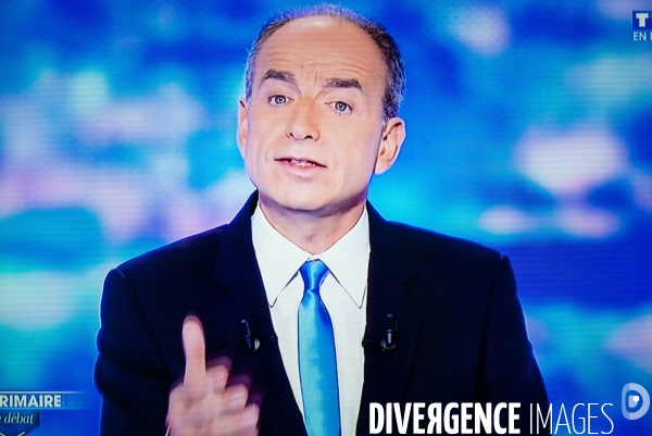 Debat televise pour la primaire de droite.