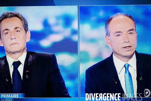 Debat televise pour la primaire de droite.