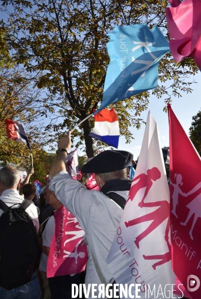 Manif pour tous. Event for all.