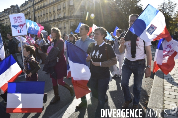 Manif pour tous. Event for all.