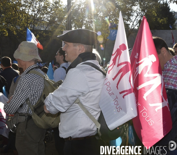 Manif pour tous. Event for all.