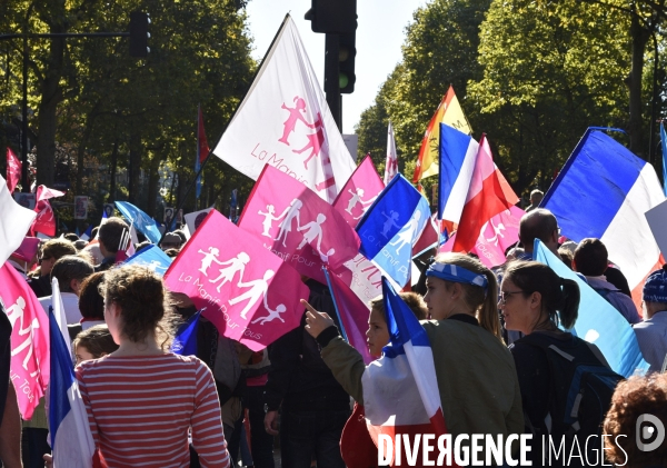 Manif pour tous. Event for all.