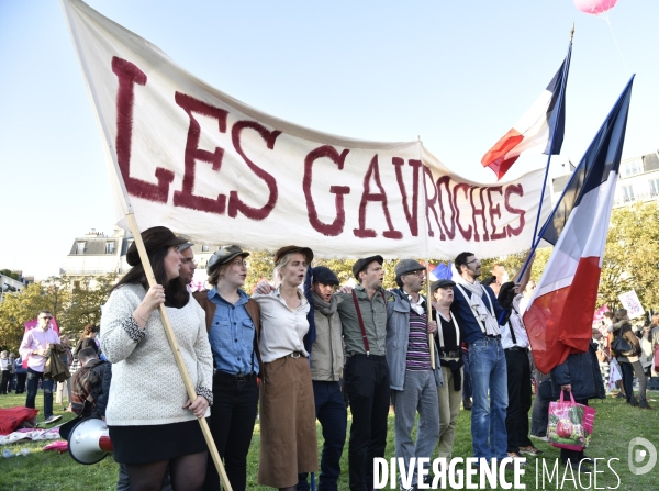 Manif pour tous. Event for all.