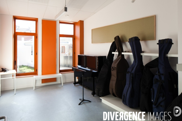 Le nouveau conservatoire Nina Simone à Romainville.