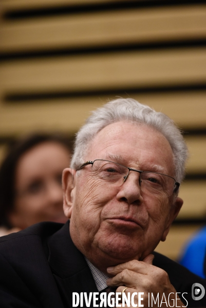 Michel Rocard. Colloque de la Fondation Jean-Jaurès