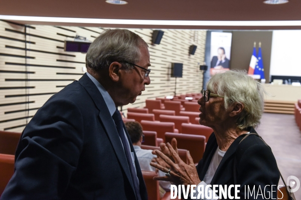 Michel Rocard. Colloque de la Fondation Jean-Jaurès