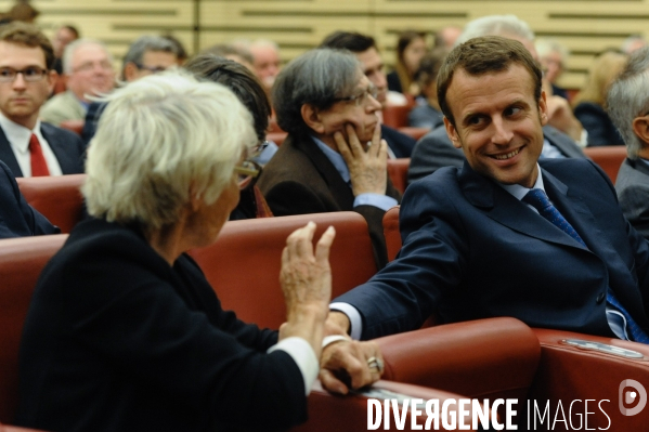 Michel Rocard. Colloque de la Fondation Jean-Jaurès