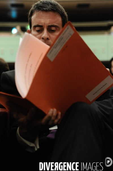 Michel Rocard. Colloque de la Fondation Jean-Jaurès