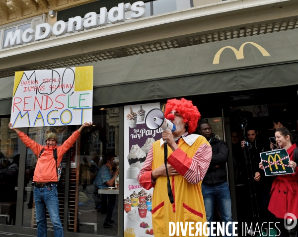 Blocages de restaurants McDonald s pour demander de meilleurs salaires