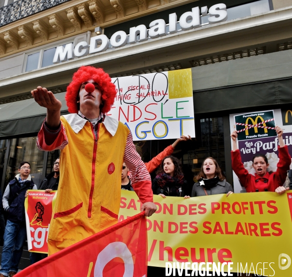 Blocages de restaurants McDonald s pour demander de meilleurs salaires