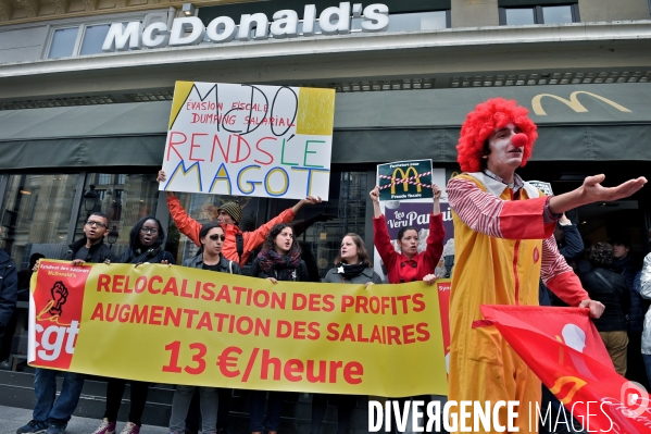 Blocages de restaurants McDonald s pour demander de meilleurs salaires