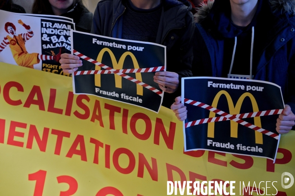 Blocages de restaurants McDonald s pour demander de meilleurs salaires