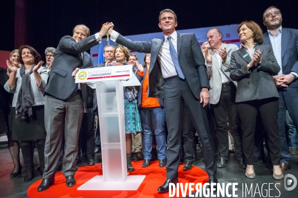 Manuel Valls à Beaumont-en-Véron et Tours