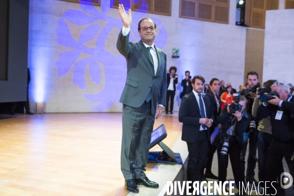 François Hollande, discours au Louvre
