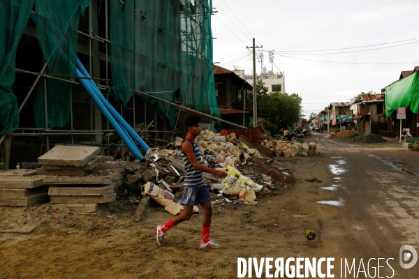 Football des rues au Myanmar