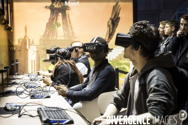 Le salon Paris Games Week, temple de la réalité virtuelle et de l e-sport.