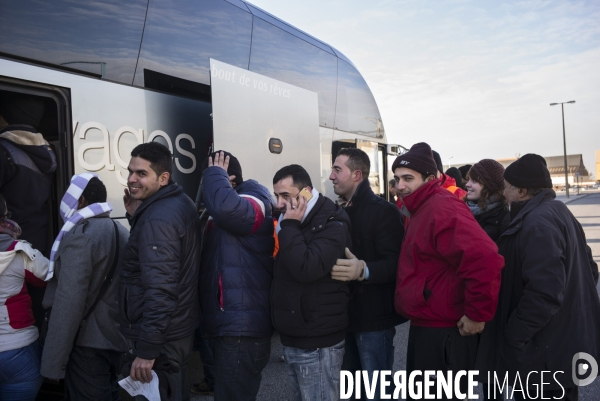 La jungle de calais, abritant des refugies.