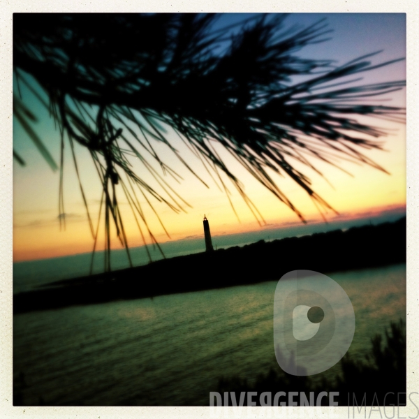 Cartes postales pour une Fée : Paysage Mer, coucher de soleil