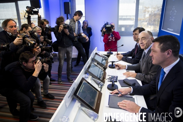 Jean-Marc Janaillac, PDG du groupe, dévoile son plan stratégique «Trust Together»,  la création d une nouvelle compagnie et la nomination de Franck TERNER, nouveau directeur général d Air France