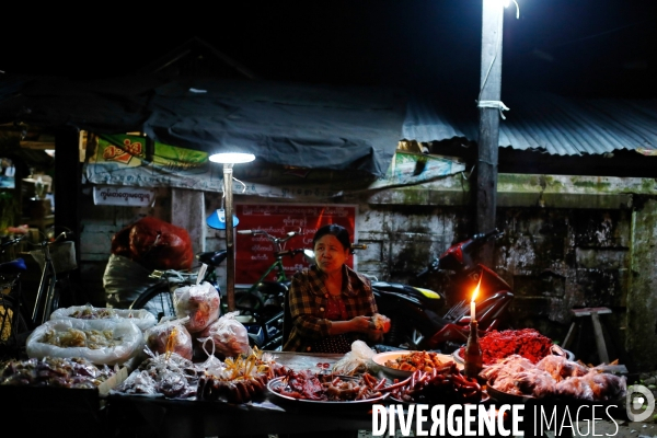 Marché de nuit de Hsipaw