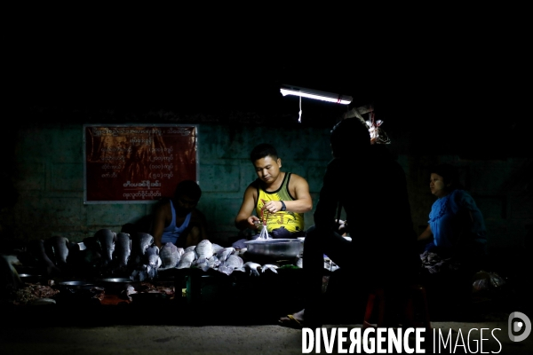 Marché de nuit de Hsipaw