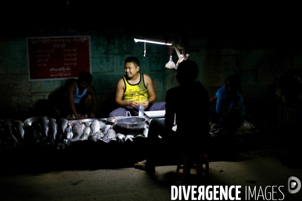 Marché de nuit de Hsipaw