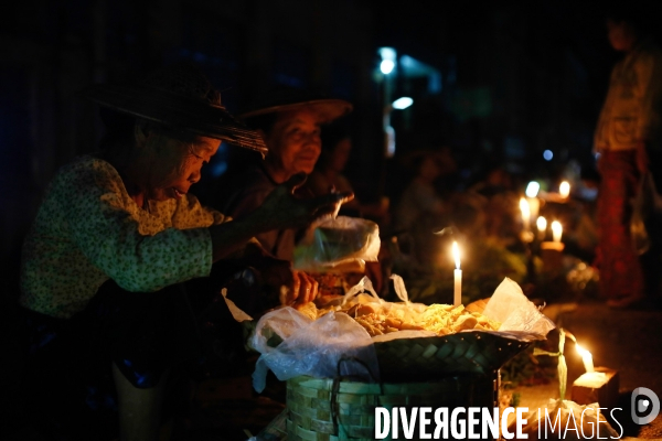 Marché de nuit de Hsipaw