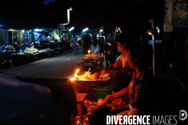 Marché de nuit de Hsipaw