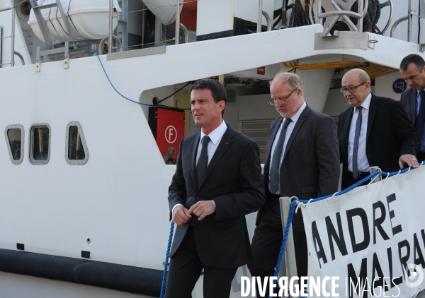 Valls,le drian a marseille