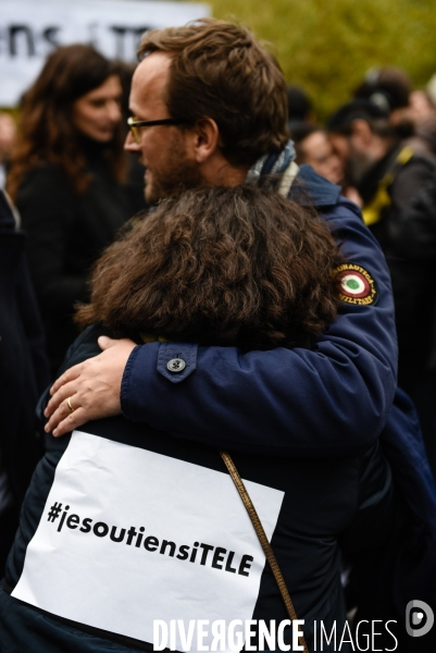 ITélé. Gréve et manifestation