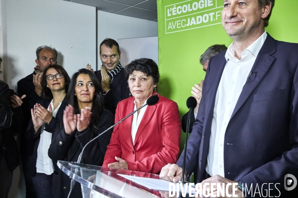 Yannick Jadot vainqueur de  la primaire d Europe écologie-Les Verts